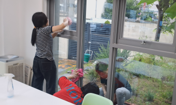 남사연 단체 식당&화장실 대청소
